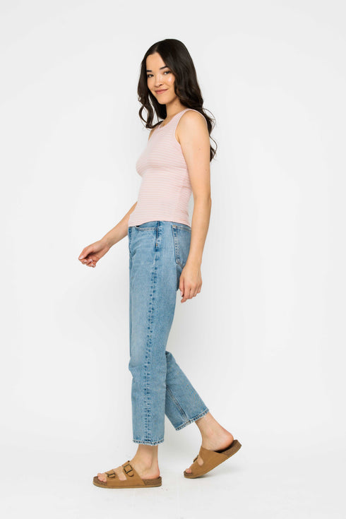 Leanne-Crew Neck Tank